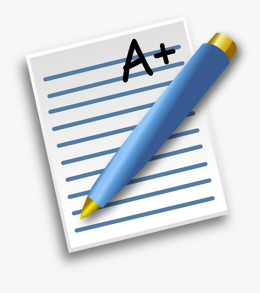 School Paper And Pencil, HD Png Download, Free Download