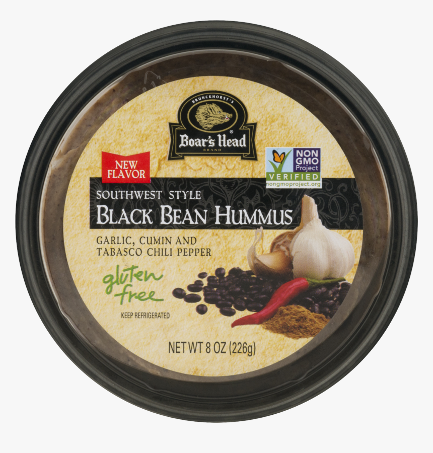 Transparent Hummus Png - Boar's Head Black Bean Hummus, Png Download, Free Download