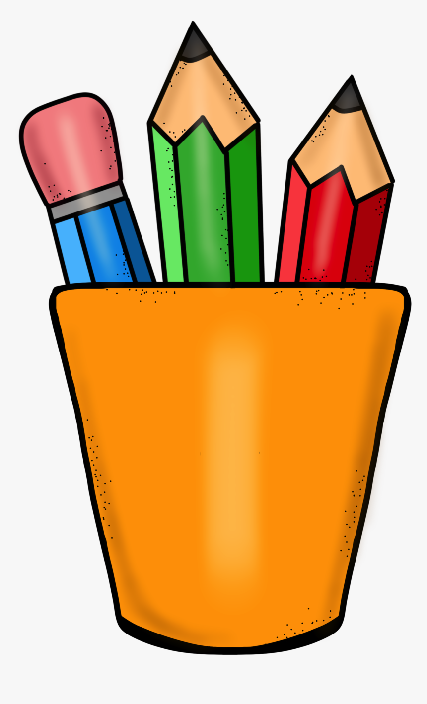 Essay Cliparts - 2 Pencils In A Pot Cartoon, HD Png Download, Free Download