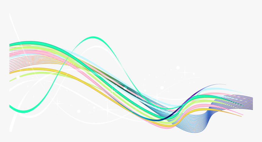 Rainbow Lines Color Curve - Graphic Design, HD Png Download, Free Download