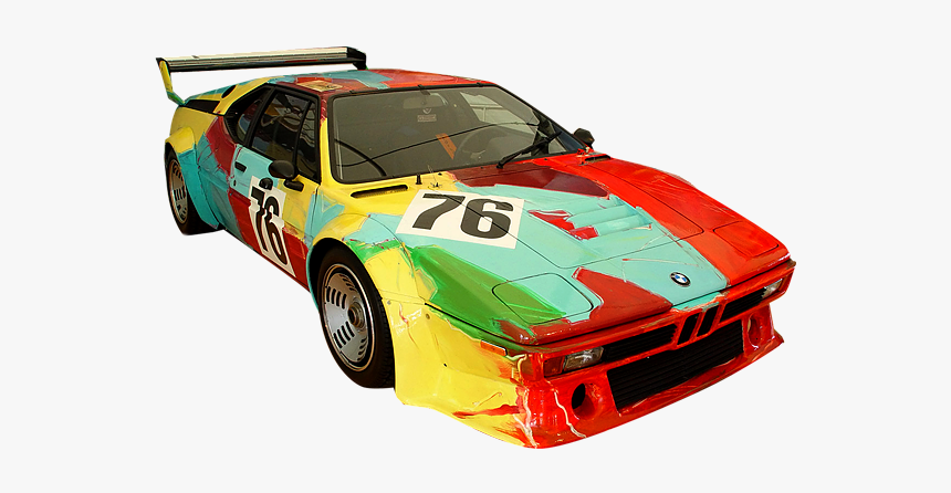 Art Ball M1 Andy Warhol Racing & Emotion Thearsenale - Andy Warhol Car Painting, HD Png Download, Free Download