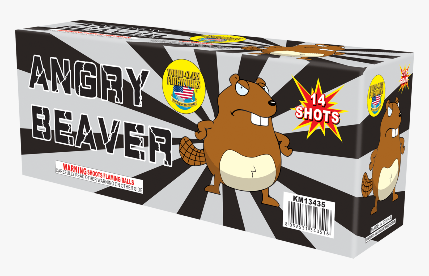Km13435 Angry Beaver - Angry Beaver Firework, HD Png Download, Free Download