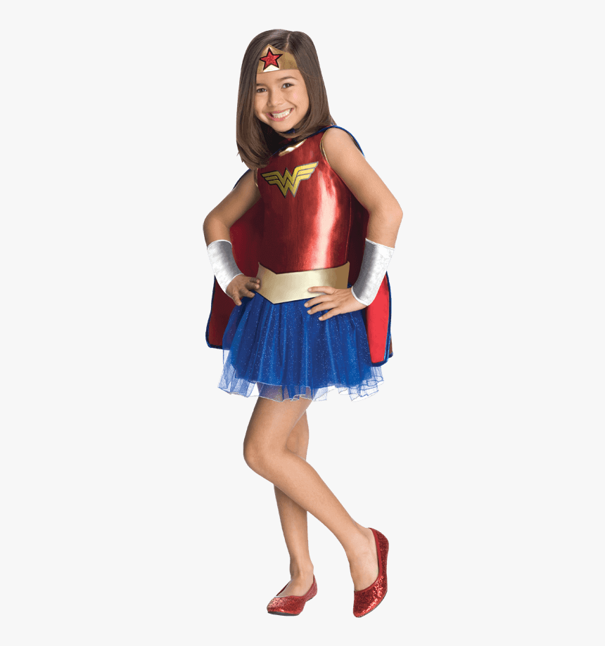Girls Wonder Woman Tutu Costume - Wonder Woman Kids Costumes, HD Png Download, Free Download