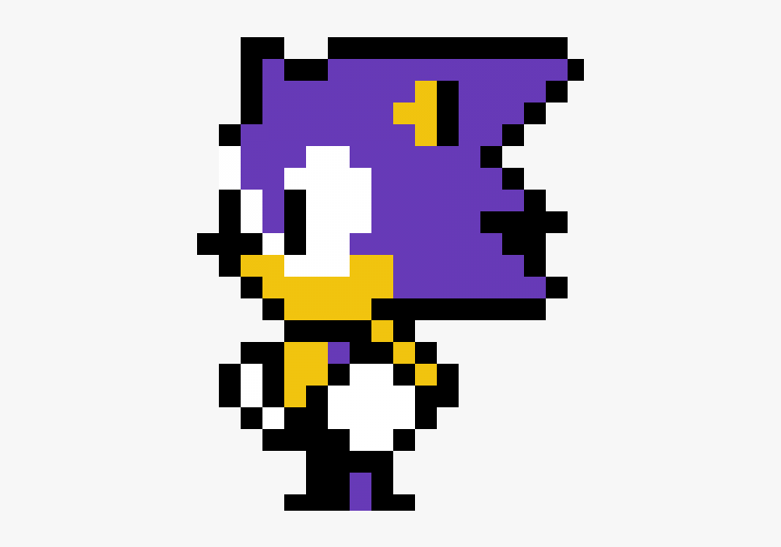 Pixel Art Sonic Minecraft, HD Png Download, Free Download