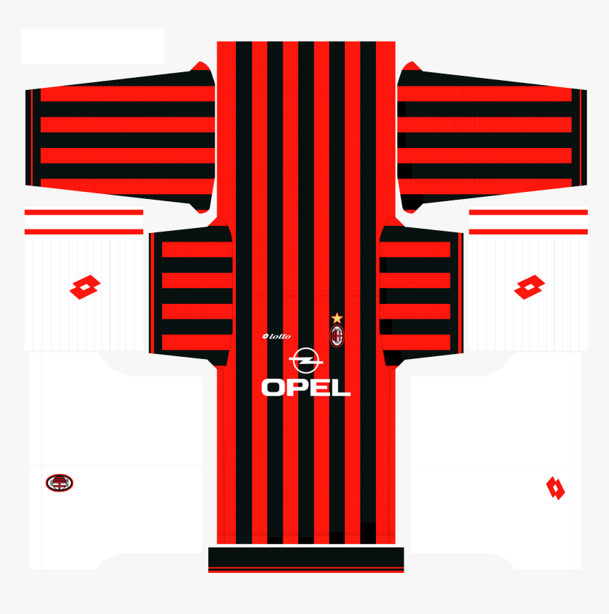 Kit Ac Milan Pes, HD Png Download, Free Download