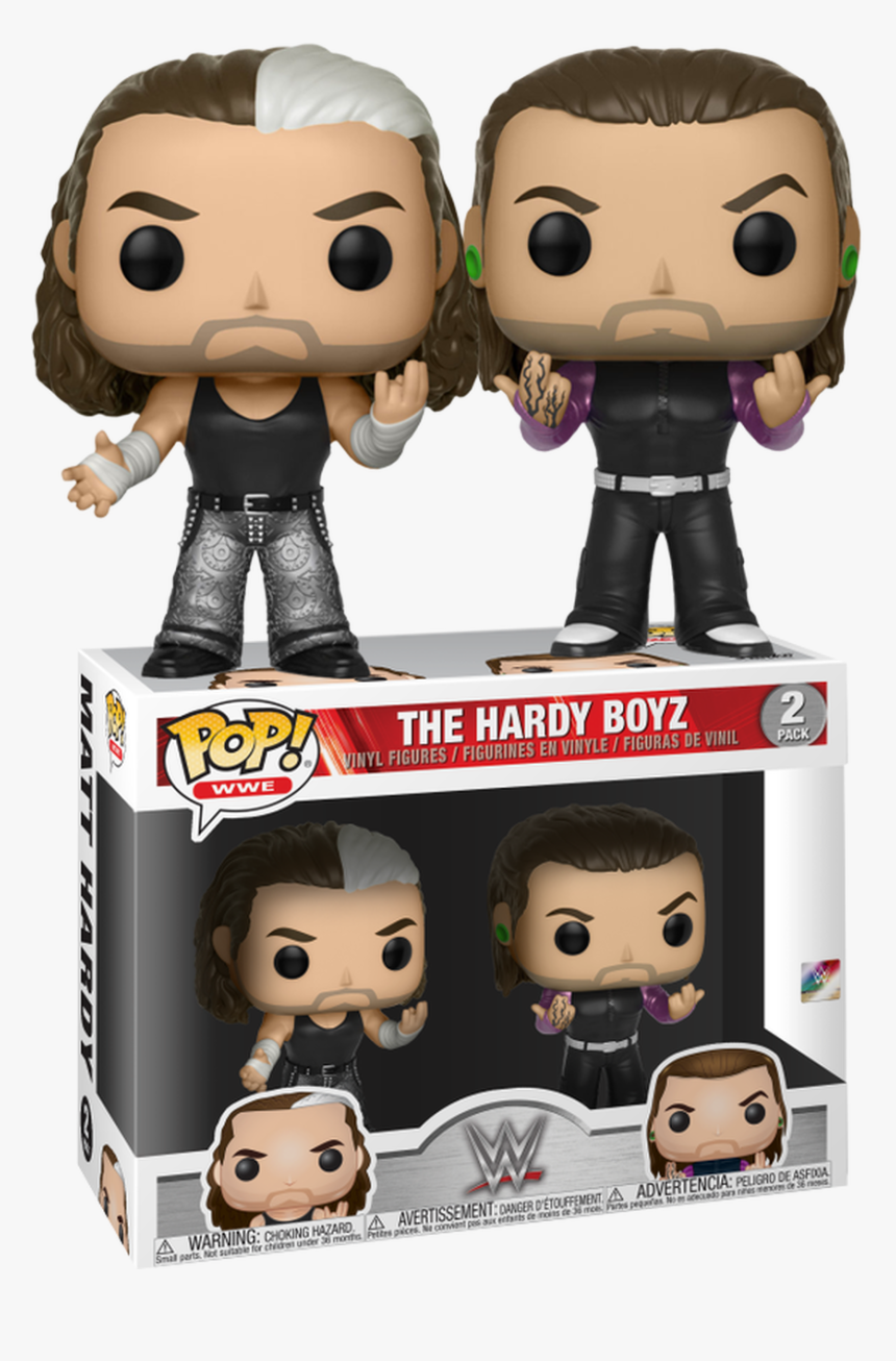 Hardy Boyz Pop Vinyl Figure 2-pack - Hardy Boyz Pop Vinyl, HD Png Download, Free Download