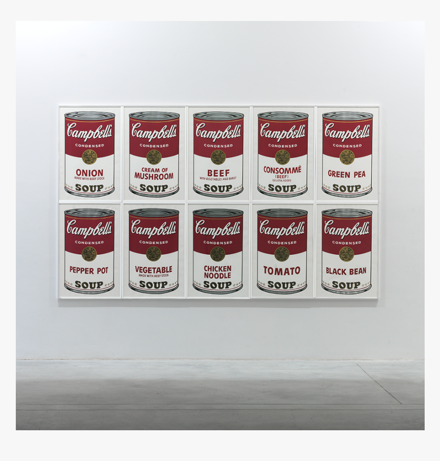 Sopas Campbell Andy Warhol Barcelona - Soup Cans Pop Art, HD Png Download, Free Download