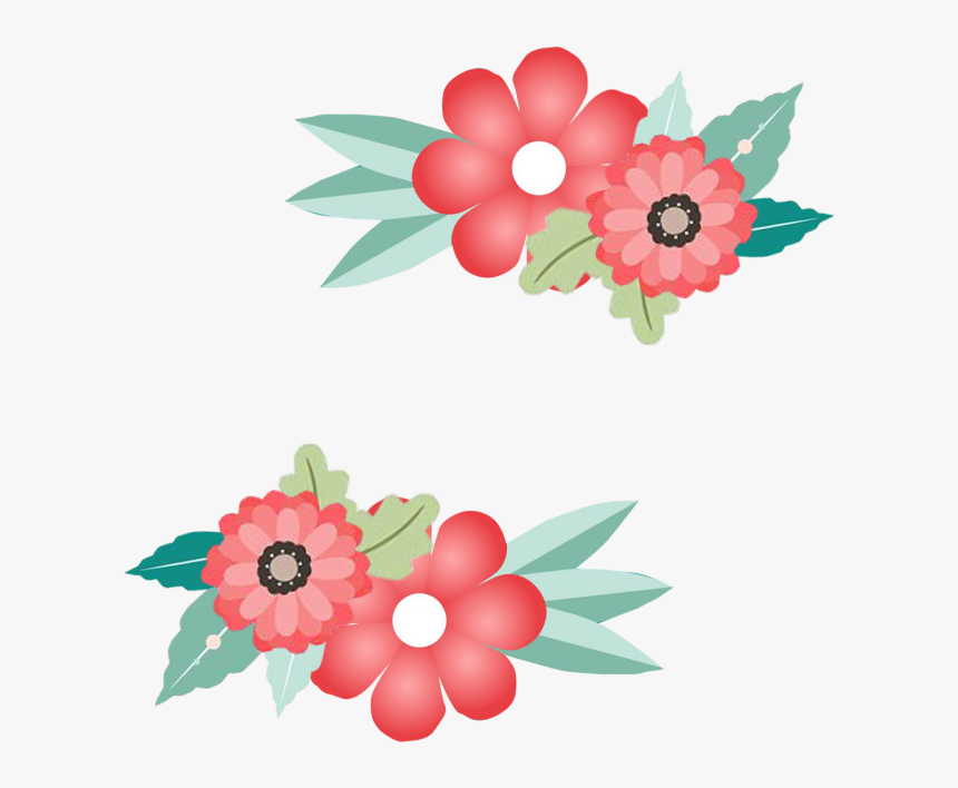 Transparent Floral Frame Clipart - Frame Clipart Flower Border, HD Png Download, Free Download