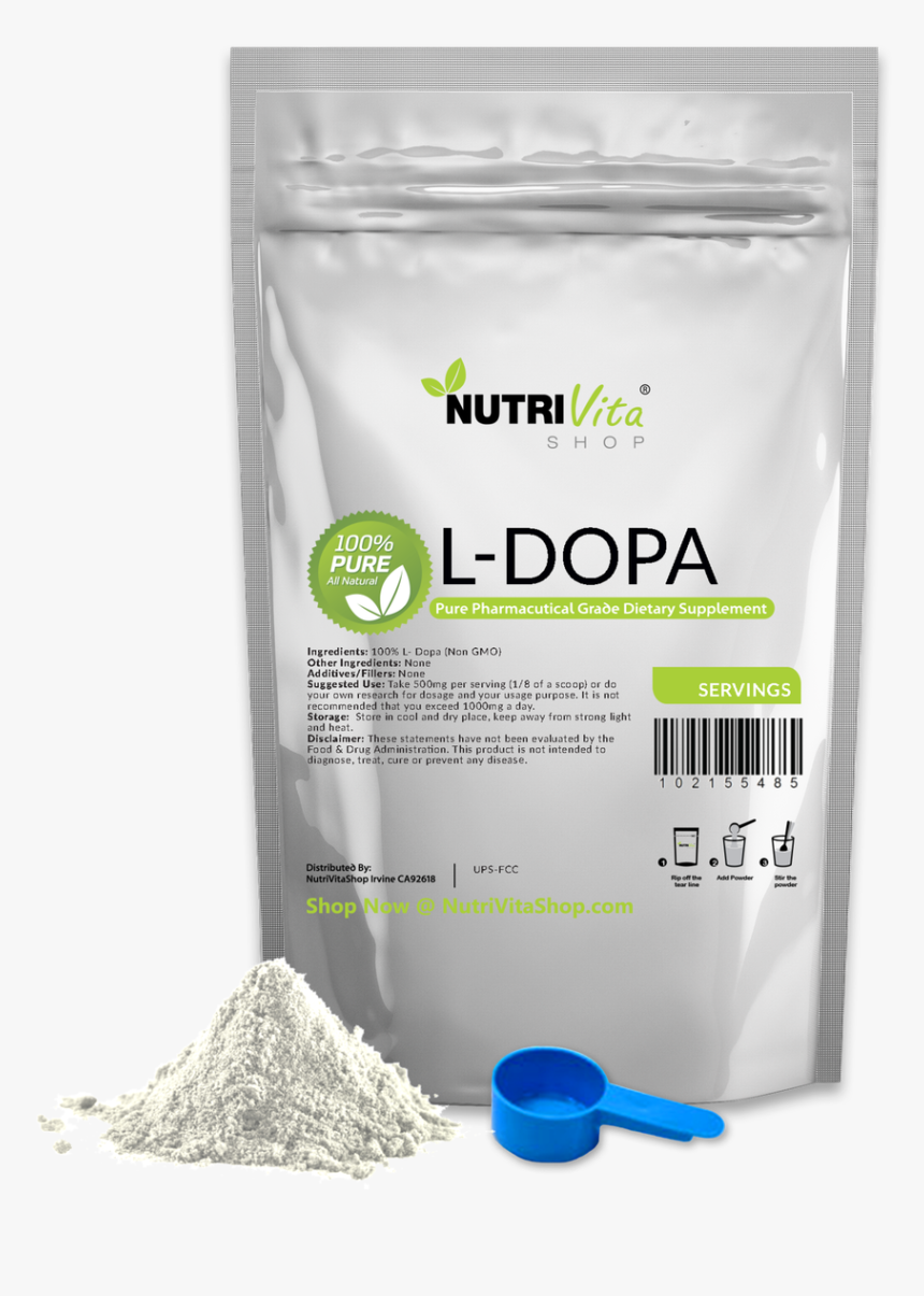 L-dopa 100% Pure Levodopa Mucuna Pruriens Dopamine - Gaba Powder, HD Png Download, Free Download