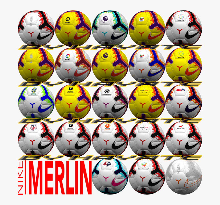 Pes 6 Ballpack Nike Merlin Season 2018/2019 By Hayate - Nike Merlin 2019 2020, HD Png Download, Free Download