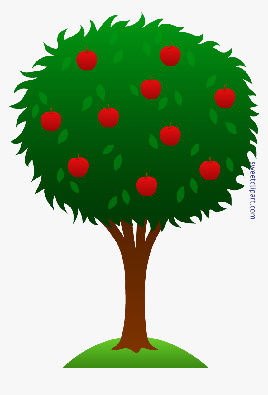 Apple Tree Clip Art - Mango Tree Clip Art, HD Png Download, Free Download
