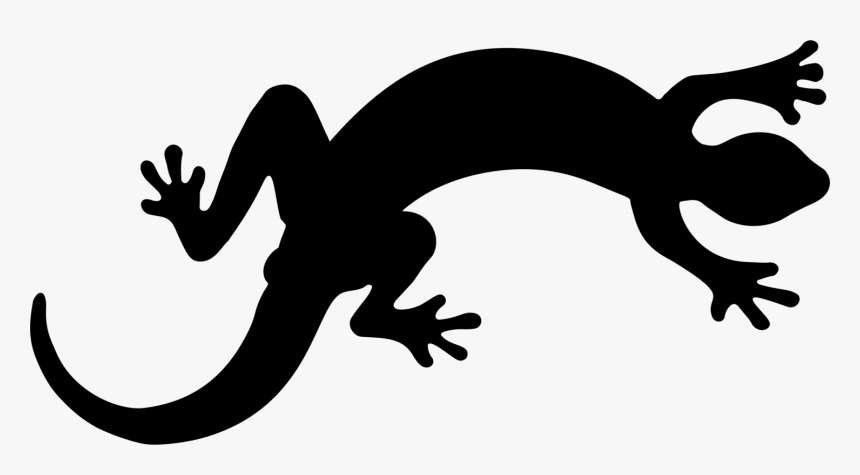 Clip Art Lizard Reptile Portable Network Graphics Openclipart - Lizard Silhouette Clip Art, HD Png Download, Free Download