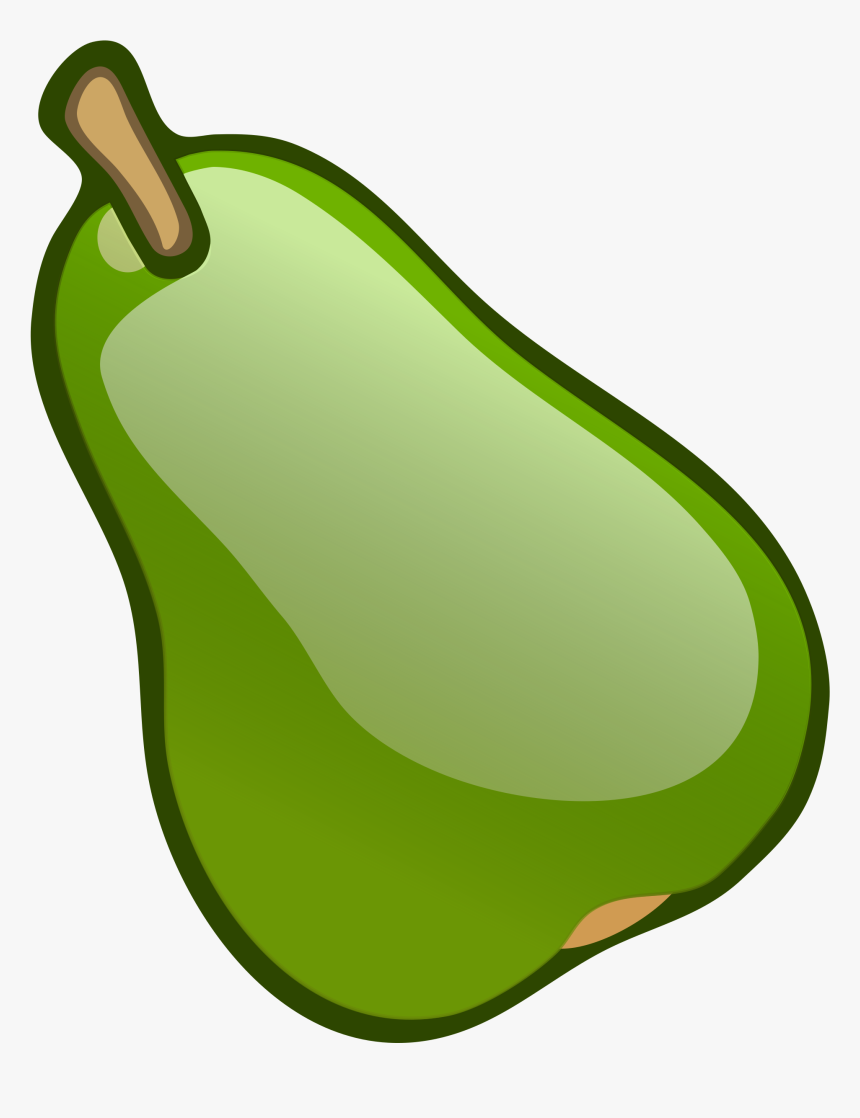 Pear Clip Art Pac Man Fruit Clip Art, HD Png Download kindpng