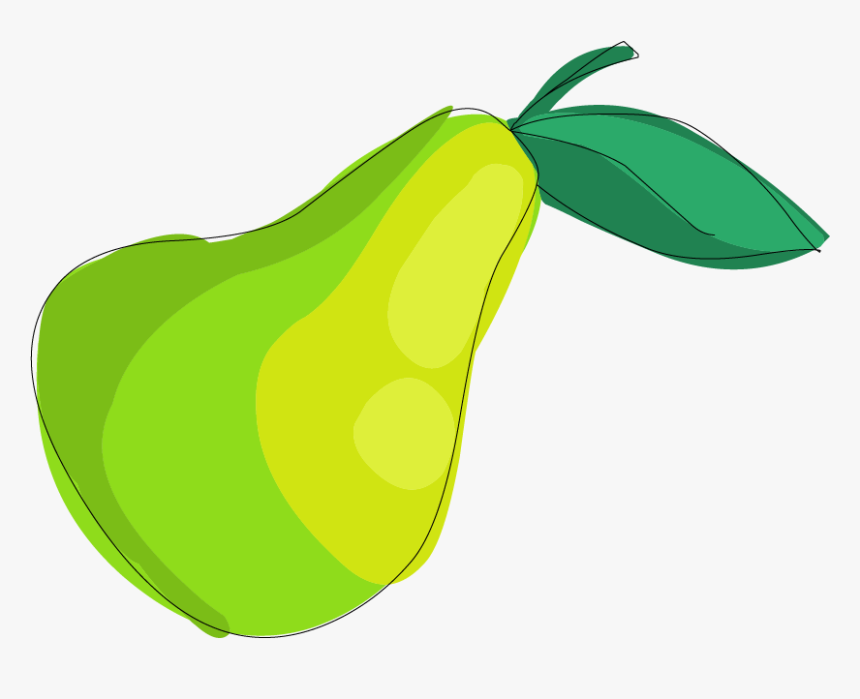 Cartoon Pear Png, Transparent Png, Free Download