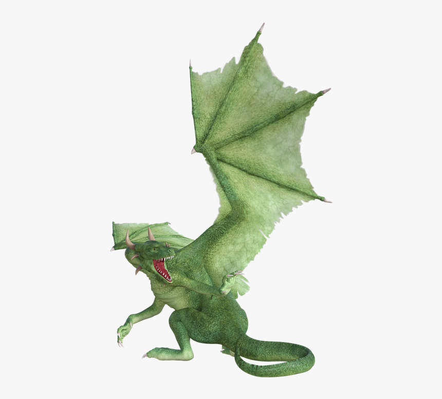 Dragon, Green, Reptile, Animal, Scale, Head, Fantasy - Fantasia Fondo Blanco, HD Png Download, Free Download