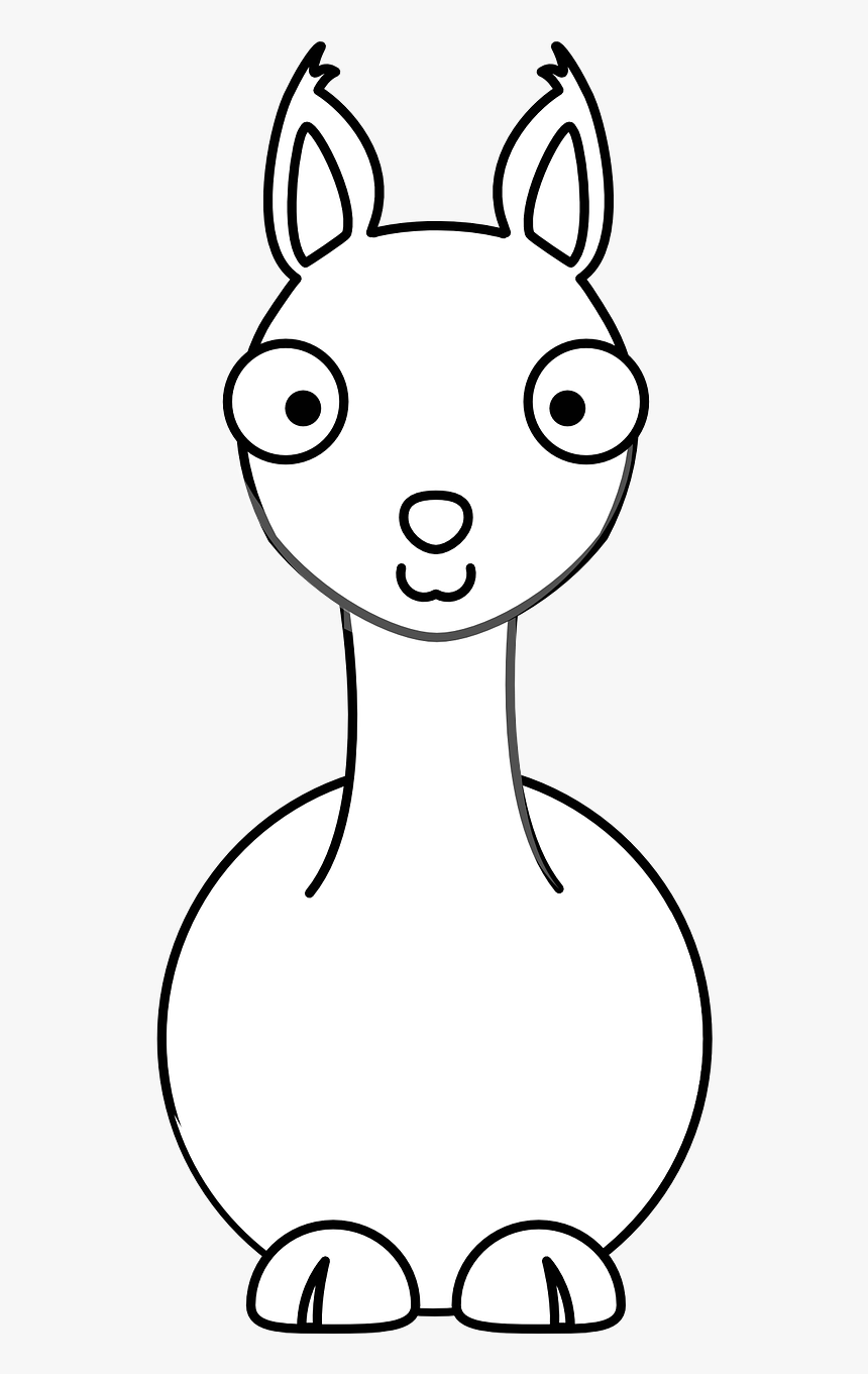 Transparent Llama Head Png - Llama Face Cartoon Png, Png Download, Free Download