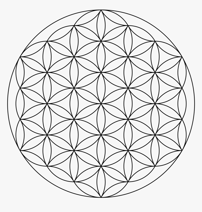 Flower Of Life Small - Flower Of Life Dxf, HD Png Download, Free Download