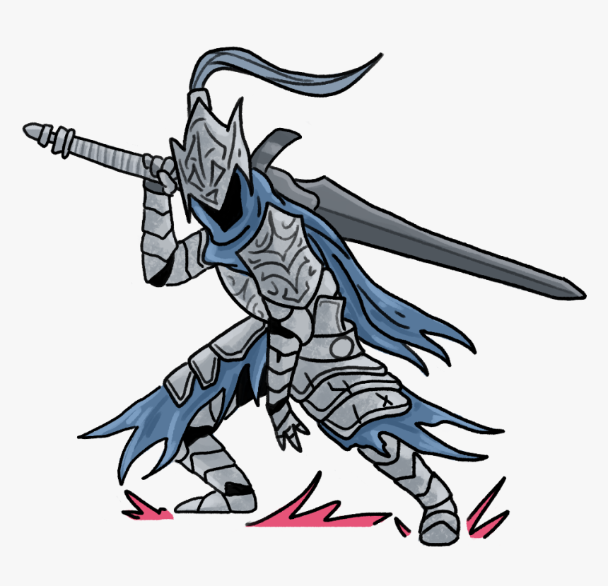 I’m Working On Some New Souls Stickers, So Here’s Knight - Illustration, HD Png Download, Free Download