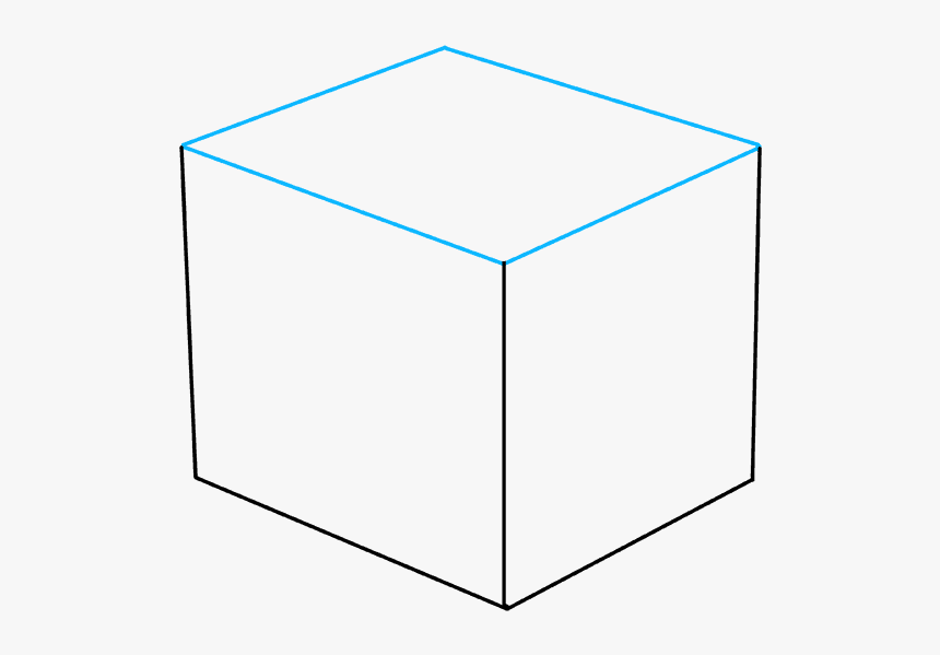 How To Draw An Impossible Cube - Line Art, HD Png Download, Free Download