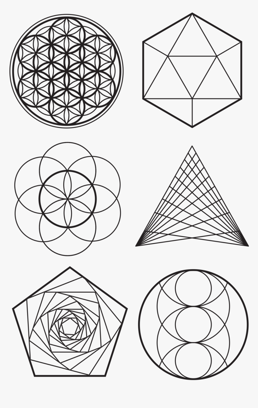 Clip Art Sheet Scented By Sara - Geometry Sacred, HD Png Download, Free Download