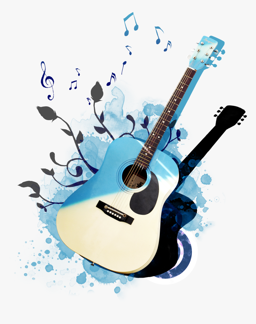 Guitar Poster Psd Png Download Free Clipart - Fundo Violão Png, Transparent Png, Free Download