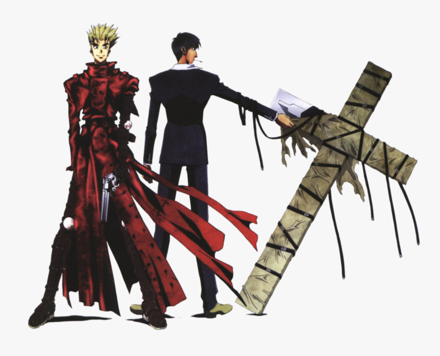 Trigun Vash And Wolfwood - Vash The Stampede And Wolfwood, HD Png Download, Free Download