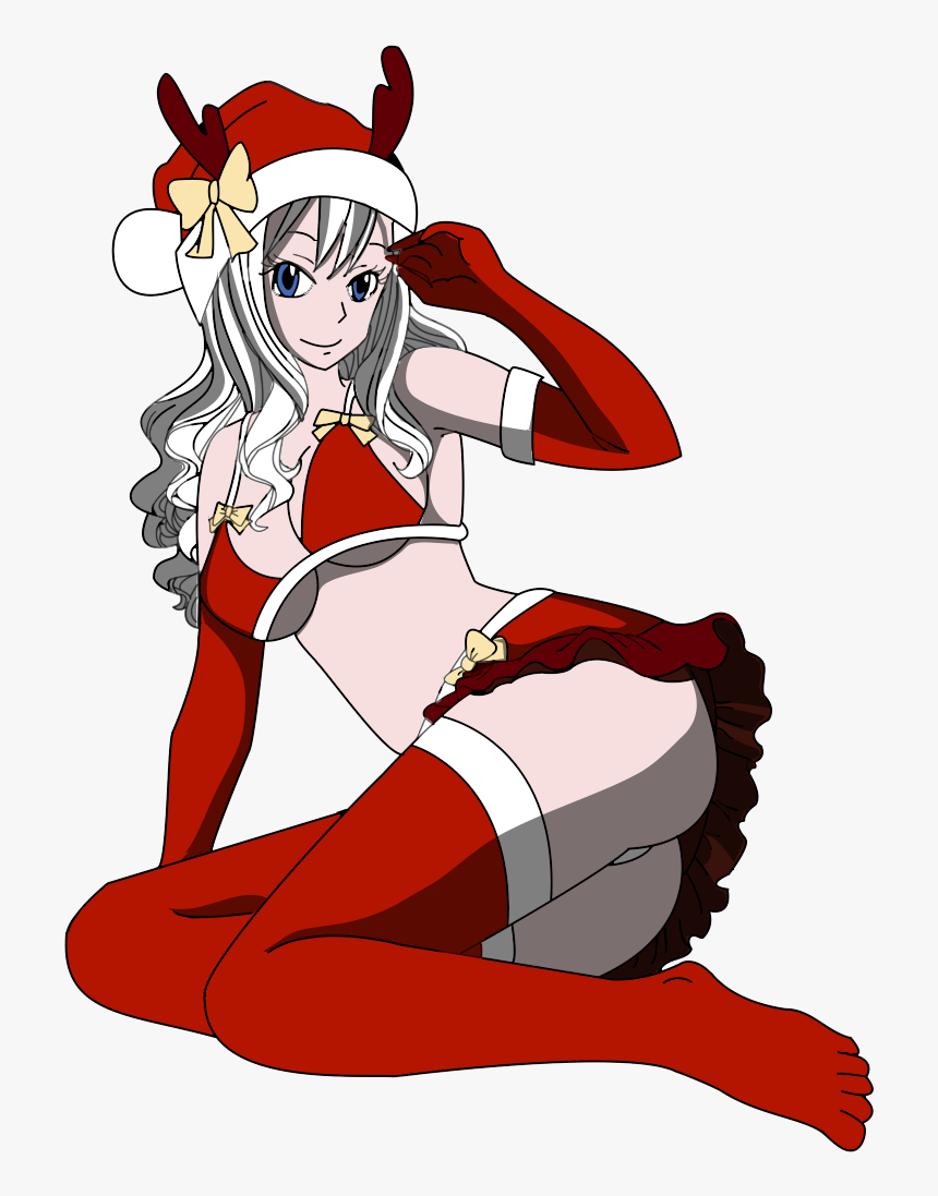 Mirajane Sexy X Mas By Codzocker00-d5nq51g - Fairy Tail Christmas Mirajane, HD Png Download, Free Download