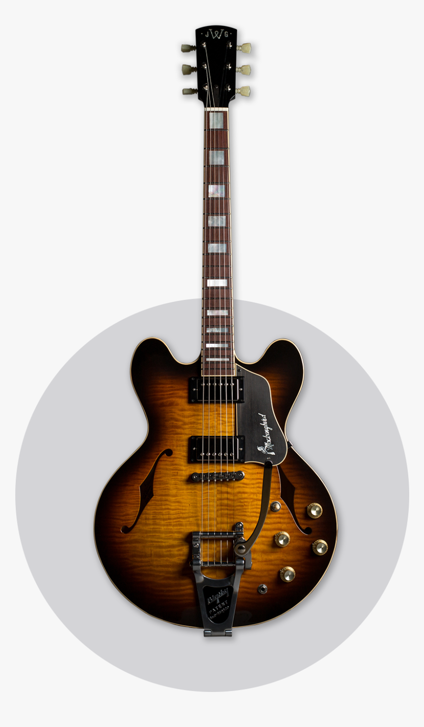 Mockingbird Web Button 2 - Gibson Es 175 Red, HD Png Download, Free Download