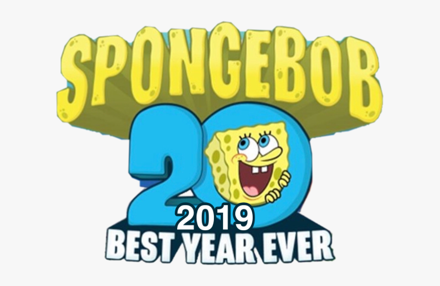 Spongebob 20 20thanniversary 20years 20th Freetoedit - Spongebob 20th Anniversary Logo, HD Png Download, Free Download