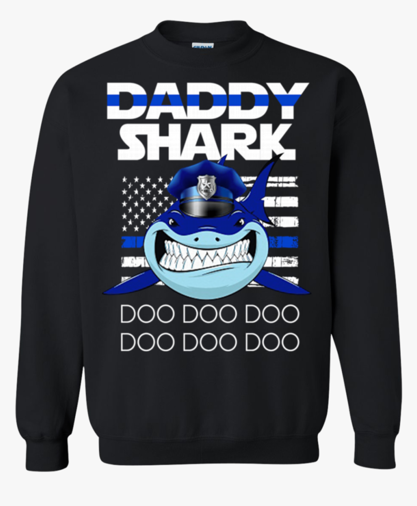 Transparent Police Flag Png - Daddy Shark Police Shirt, Png Download, Free Download