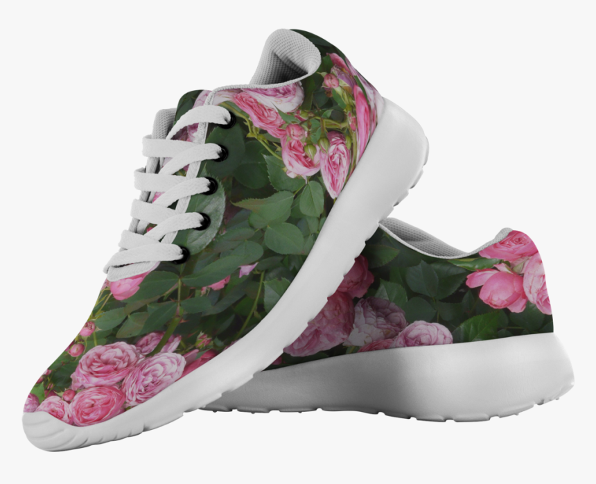 Rose Bush Garden Running Shoes - Shoe, HD Png Download, Free Download