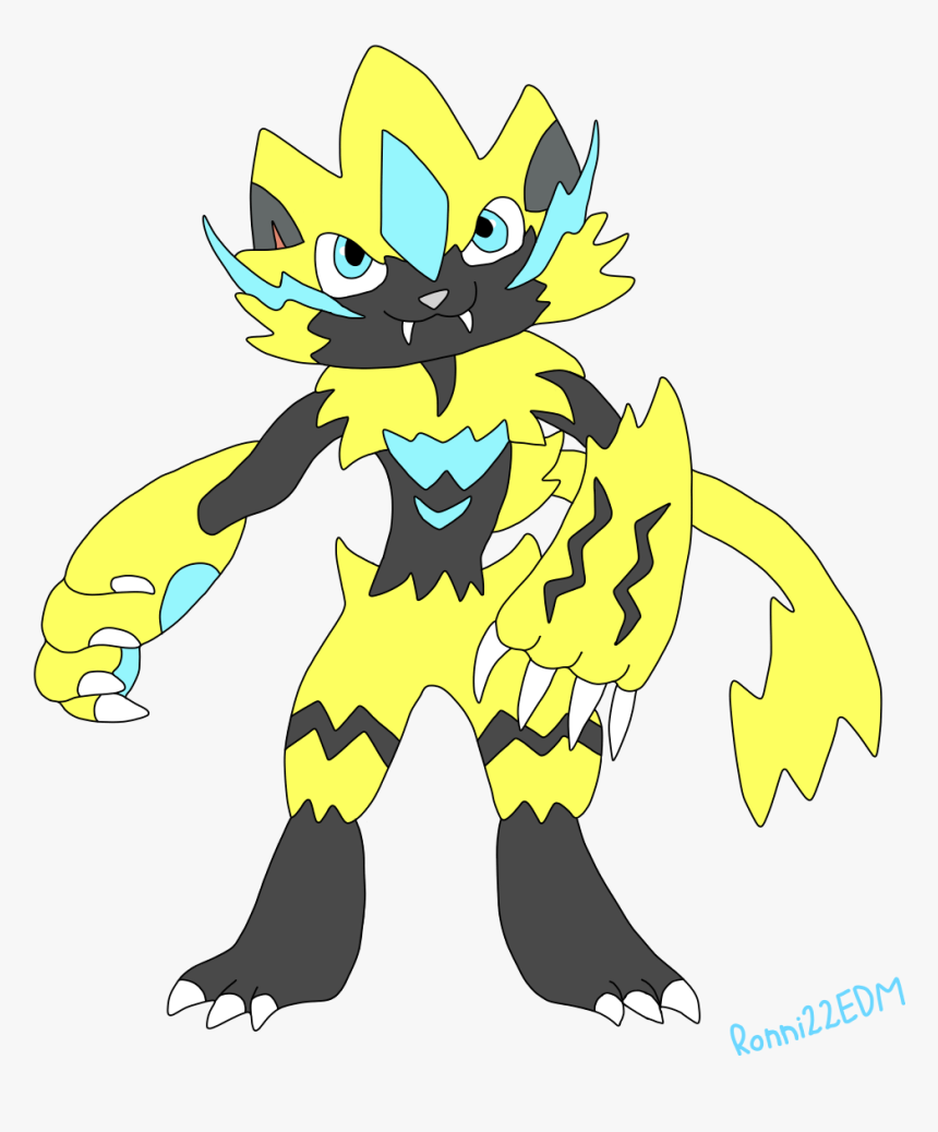 Zeraora - Cartoon, HD Png Download, Free Download