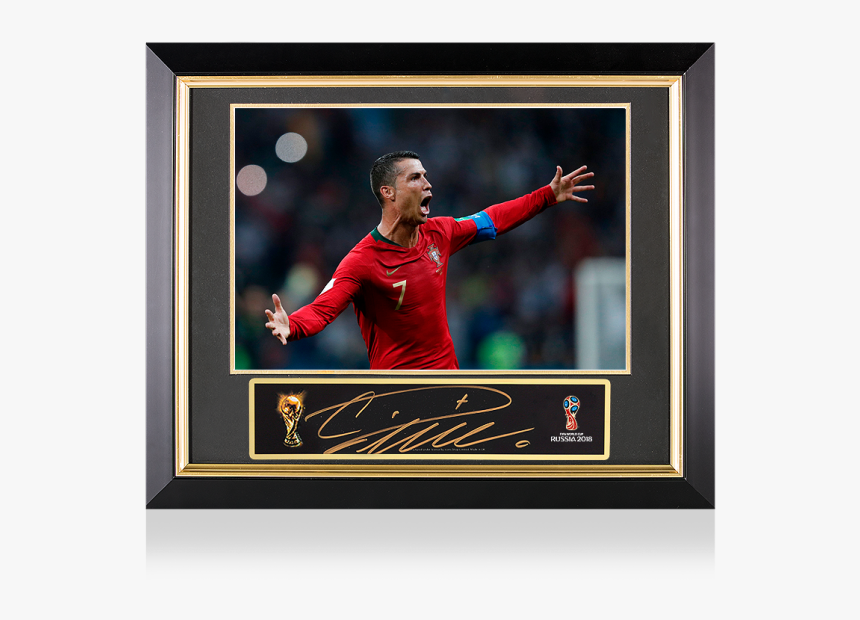 Cristiano Ronaldo Official Fifa World Cup Signed Plaque - Fifa World Cup 2018 Ronaldo, HD Png Download, Free Download