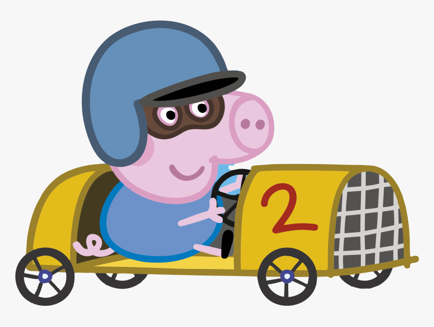 Transparent Peppa Pig George Png - Peppa Pig Georges Racing Car, Png Download, Free Download