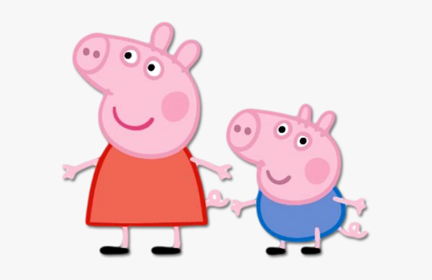 Peppa George Pig - Peppa Pig Cardboard Cutout, HD Png Download, Free Download