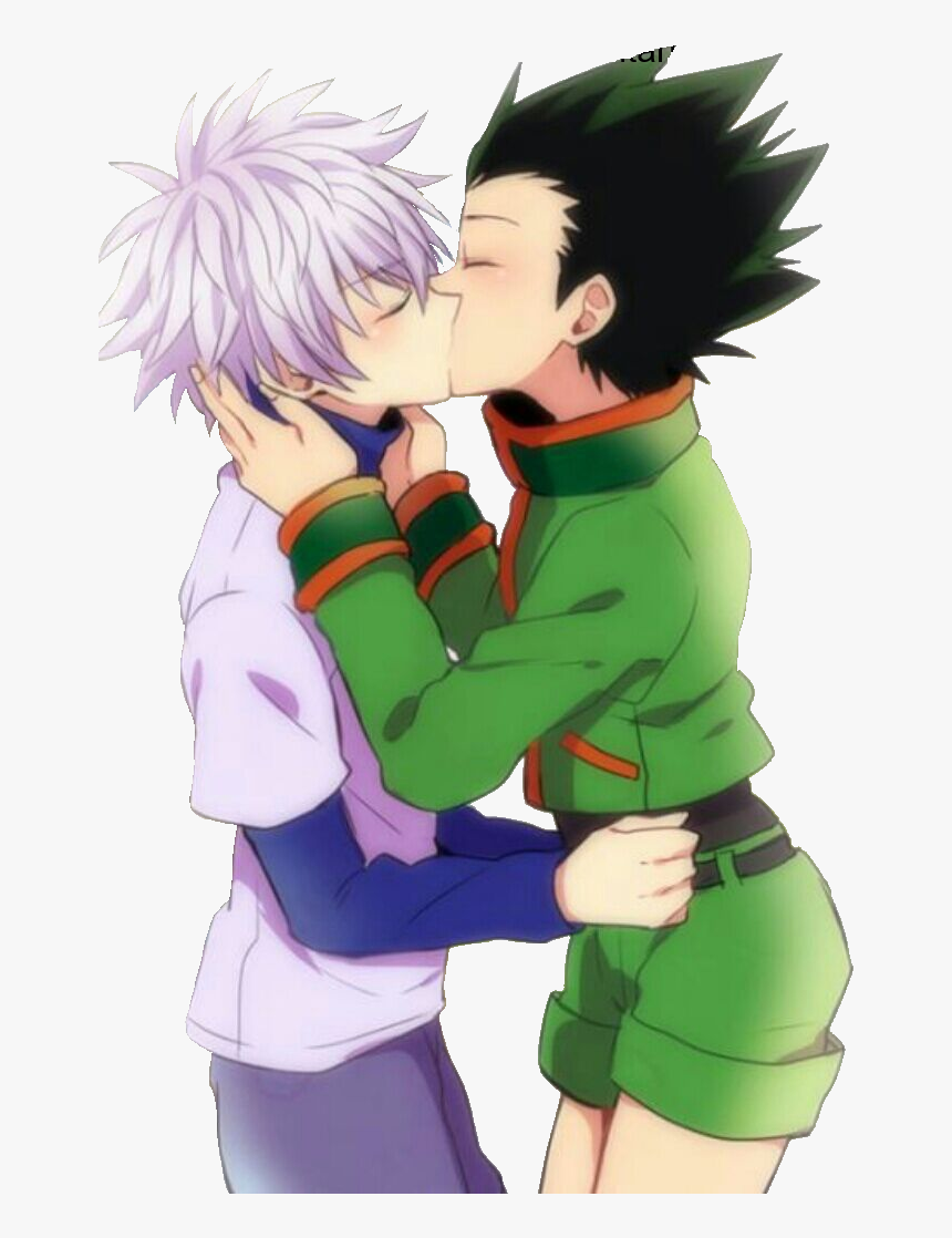 Gon And Killua Kissing, HD Png Download - kindpng.