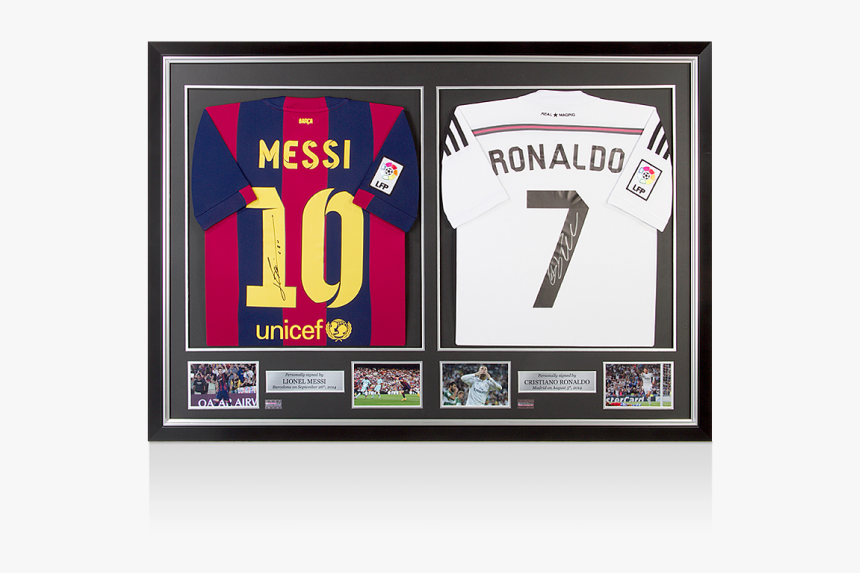 Ronaldo Signed Shirt Frame, HD Png Download, Free Download