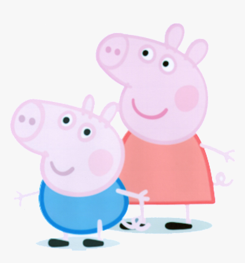 Minus George Pig, Peppa Pig, Me Gustas, Clip Art, Buttons - Peppa Pig And George Png, Transparent Png, Free Download