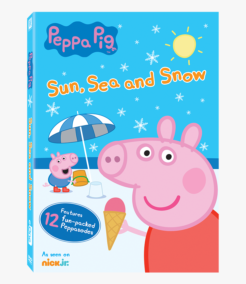Peppa Pig Sun Sea And Snow Dvd, HD Png Download, Free Download