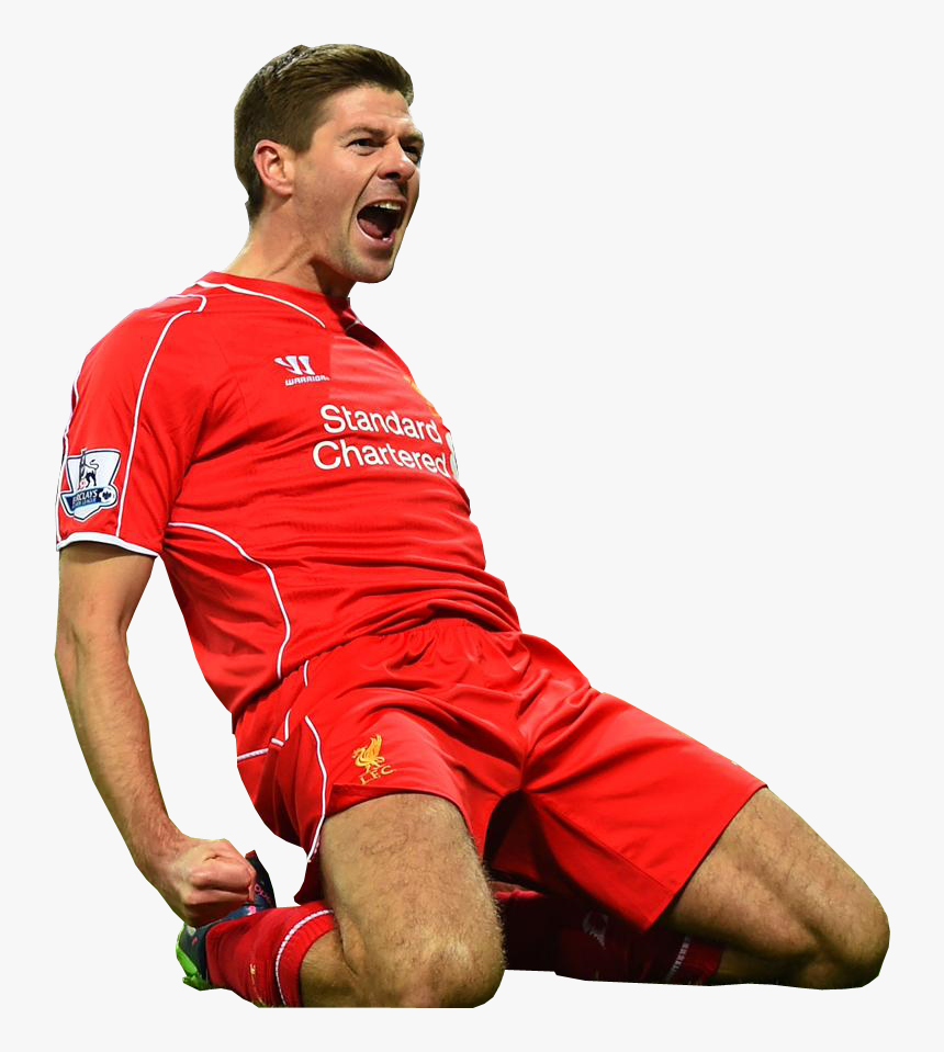 Steven Gerrard Liverpool Footballer Transparent Png - Liverpool Football Player Png, Png Download, Free Download