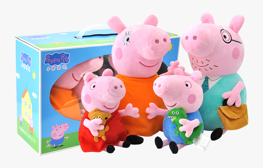 Peppa Pig Plush Toys Peggy Dolls George Big Pillows - Игрушки Пеппа Свинка Купить, HD Png Download, Free Download