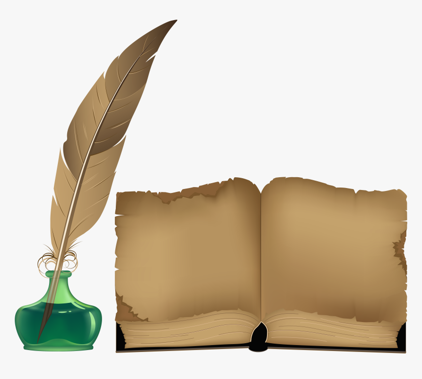 Transparent Books Clip Art - Book & Pen Png, Png Download, Free Download