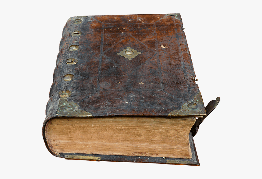 Old Book With Hard Cover - Old Leather Cover Book, HD Png Download, Free Download