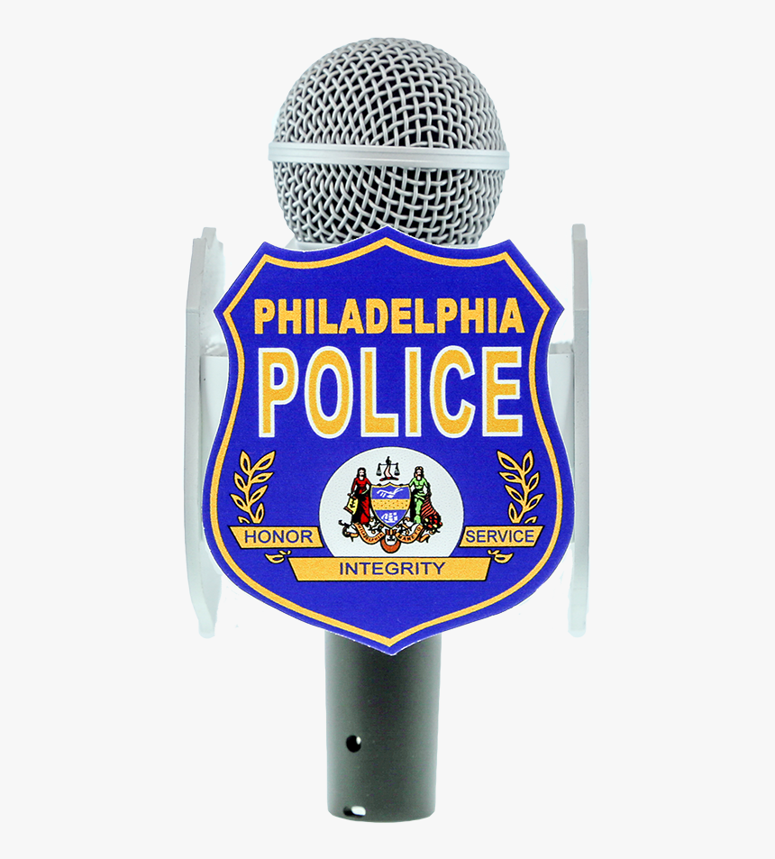 Philadephia Police Custom Mic Flag - Logo Philadelphia Police Badge, HD Png Download, Free Download