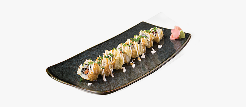 High Angle Picture Of Our Vegetable Tempura Roll On - California Roll, HD Png Download, Free Download
