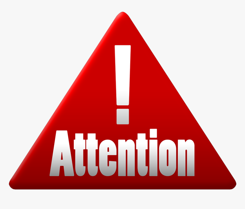 Attention Png Free Download - Important Sign And Symbol, Transparent Png, Free Download