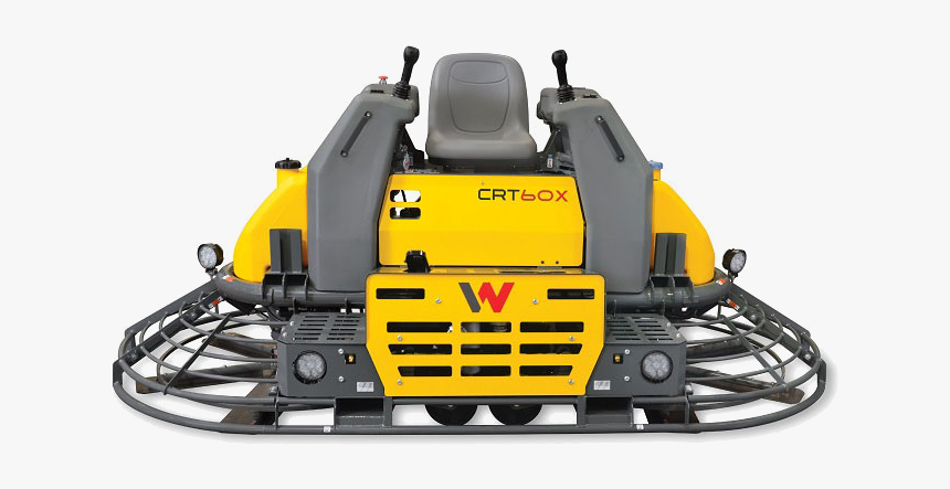 Front View Of Crt60-74lx - Ride On Trowel Wacker, HD Png Download, Free Download
