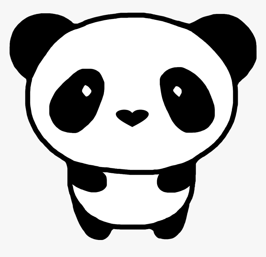 Cute Easy Drawings Panda - Cute Animals So Clipart Panda Draw Drawings ...