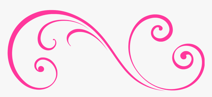 Flourish Pink Clip Art, HD Png Download, Free Download