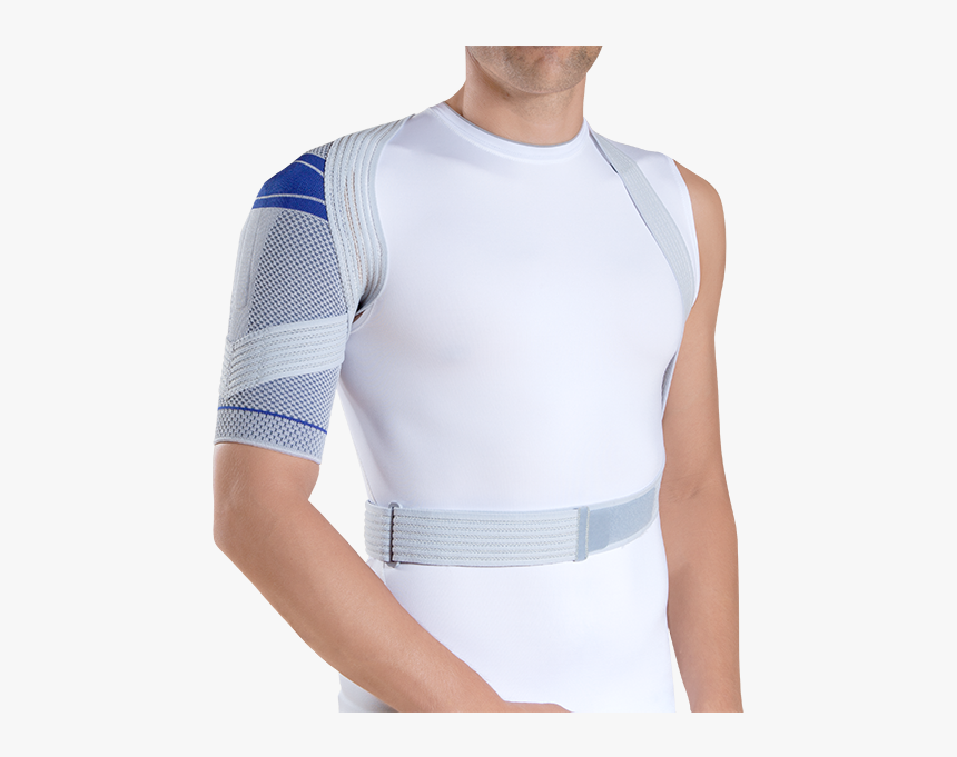 Omotrain Shoulder Brace Wearing Arm Sling"
 Class= - Bauerfeind Omotrain, HD Png Download, Free Download